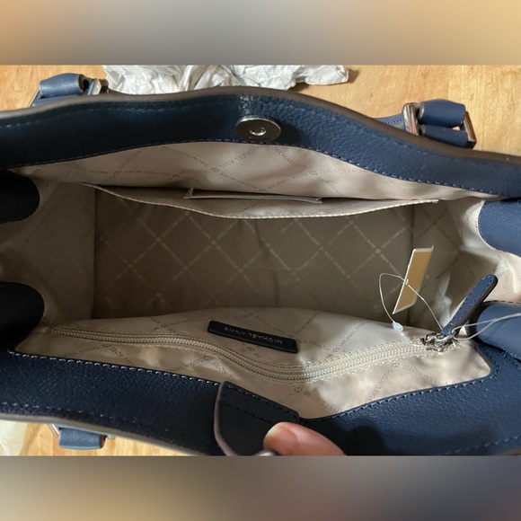 Michael Kors … Hamilton satchel … navy … leather … NWT … - Picture 6 of 7